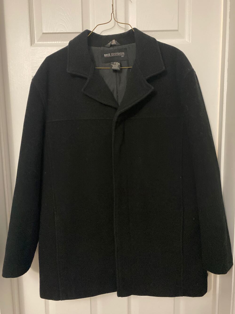 Bke division 67 pea coat size large